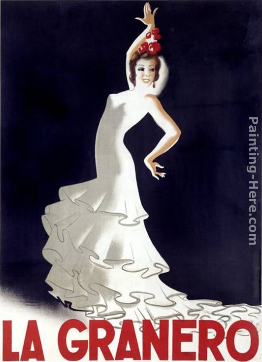 La Granero Flamenco Dance painting - Flamenco Dancer La Granero Flamenco Dance art painting